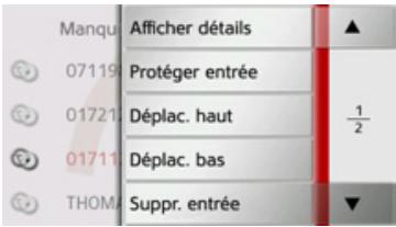 BECKER TRAFFIC ASSIST Z112 - Afficher ou opérer des entrées - 1