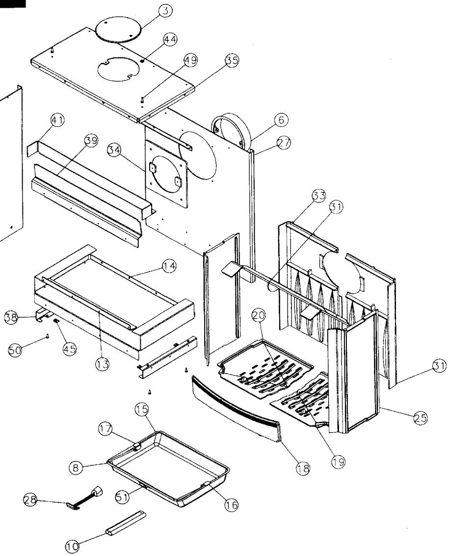 GODIN 364110 INSERT A ENCASTRER - Mise en garde particulière concernant la porte foyer : - 4
