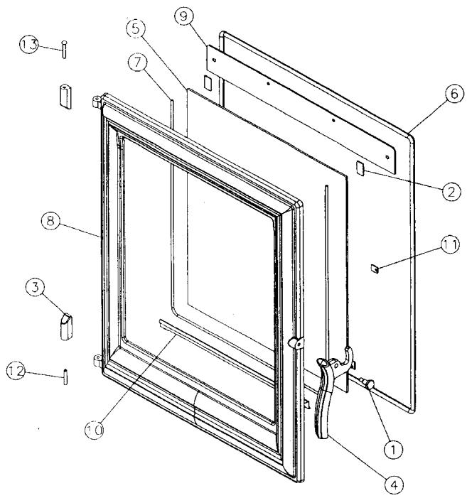 GODIN 660108 INSERT A ENCASTRER - Mise en garde particulière concernant la porte foyer : - 4