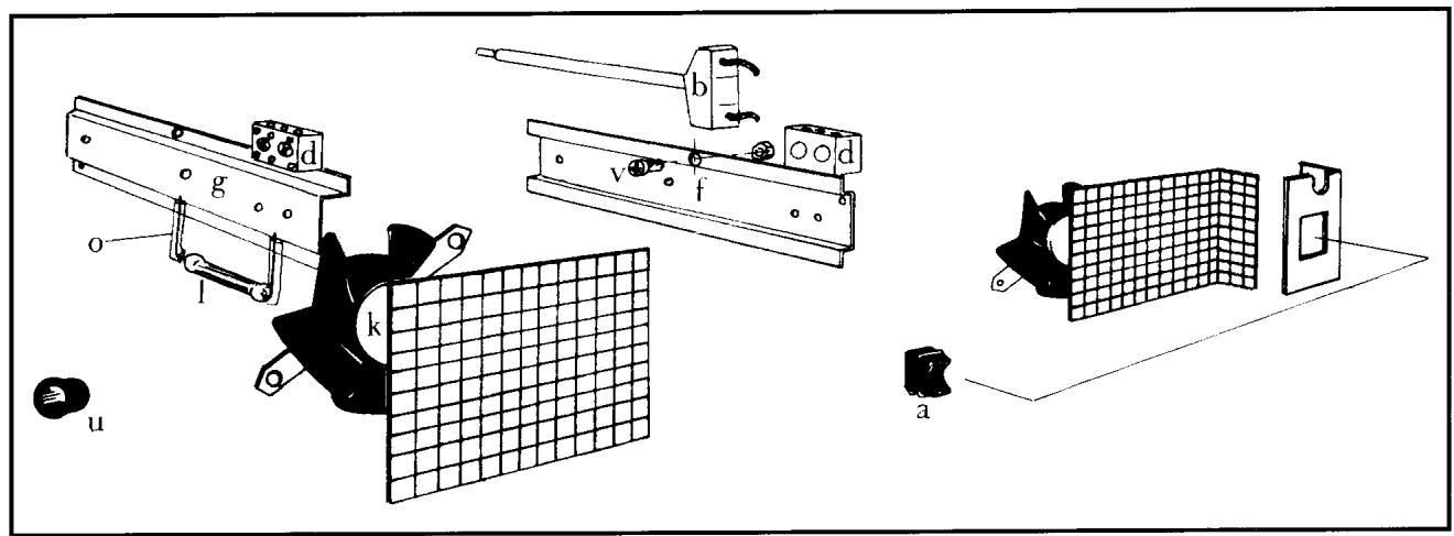 GODIN 665103 INSERT - ENSEMBLE DE SOUFFLERIE ACCÉLÉRATEUR DE CONVECTION SCHEMA DE MONTAGE - 1