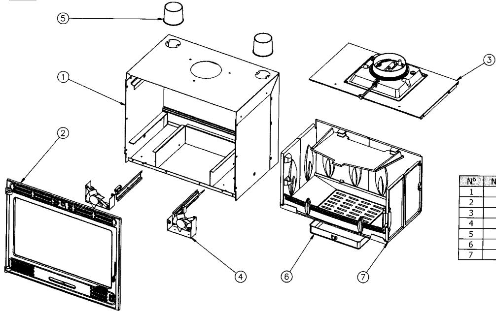 GODIN 665303 INSERT BOIS - PIÉC ES DE RECHANGES - 2