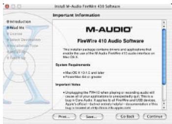 M-AUDIO FIREWIRE 410 - Installation du pilote - 5