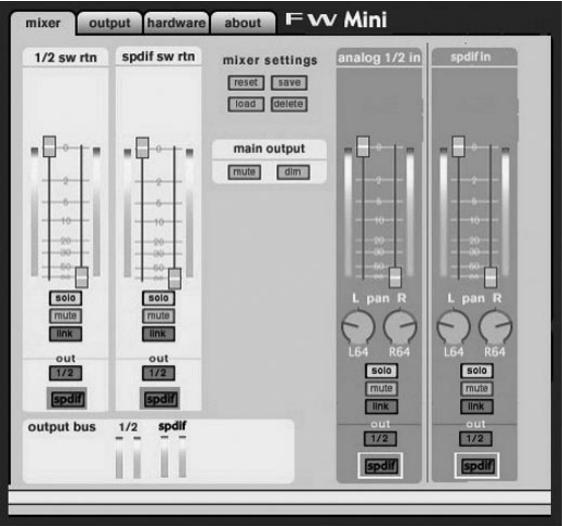 M-AUDIO FIREWIRE SOLO - Software-Control Panel - 1