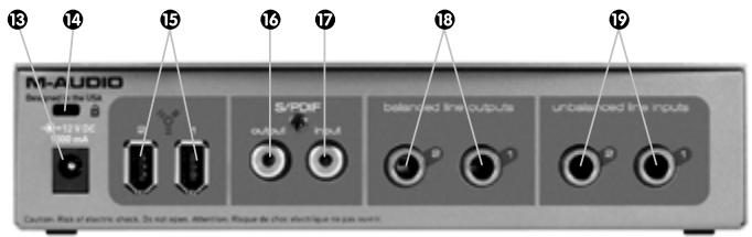 M-AUDIO FIREWIRE SOLO - Power-Anzeige - 1