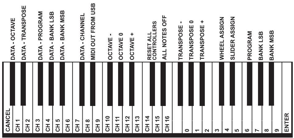 M-AUDIO KEY49E - Le bouton de fonctions avancées - 1