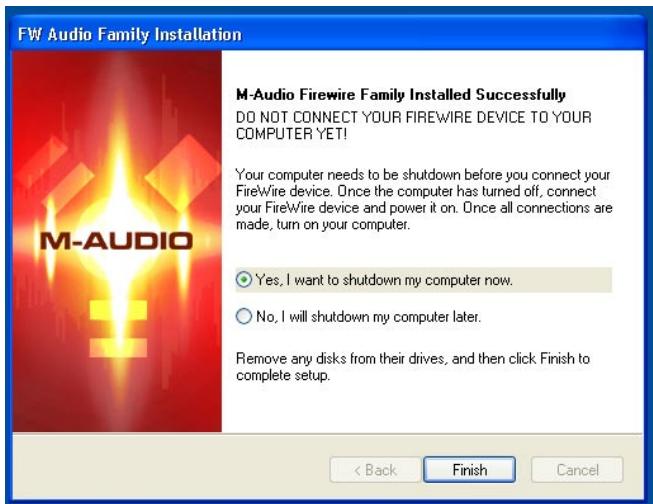 M-AUDIO OZONIC - Windows XP - 6