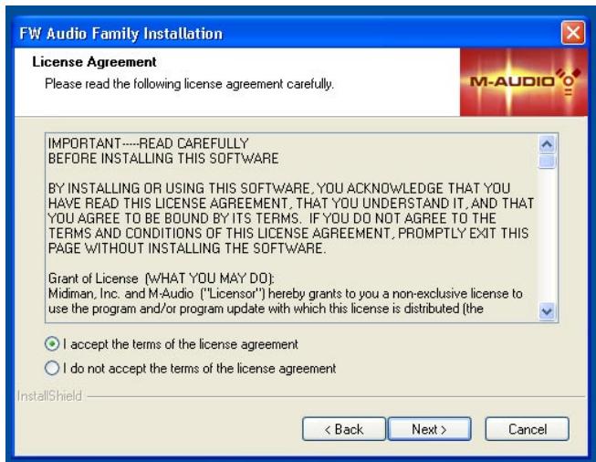M-AUDIO OZONIC - Windows XP - 2