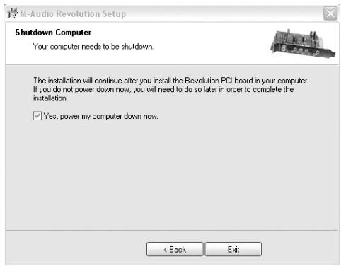 M-AUDIO REVOLUTION 7.1 - Installation sous Windows XP - 3