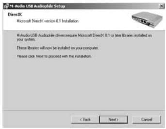 M-AUDIO AUDIOPHILE USB - Installation sous Windows 2000 : - 1