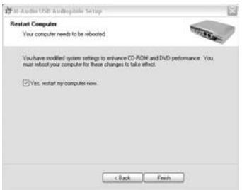 M-AUDIO AUDIOPHILE USB - Installation sous Windows XP : - 7