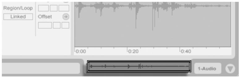 M-AUDIO ABLETON LIVE 5 - Fenêtre Clip - 1