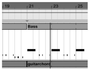 M-AUDIO ABLETON LIVE 5 - Emploi des commandes ...Zone temporelle - 2