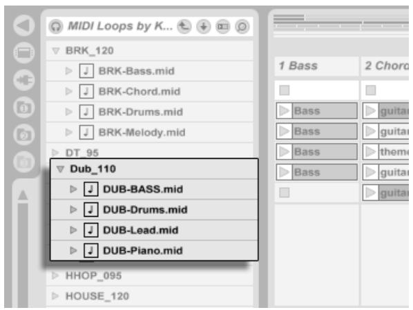 M-AUDIO ABLETON LIVE 5 - Fichiers MIDI - 1