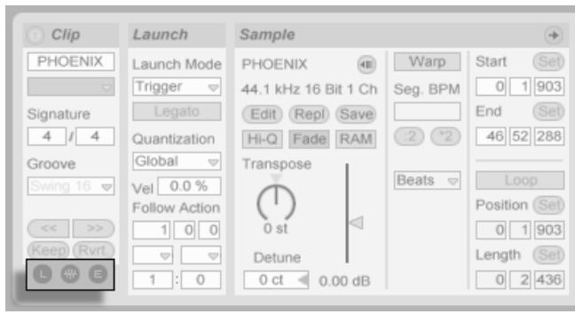 M-AUDIO ABLETON LIVE 5 - Fenêtre Clip - 6