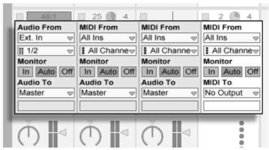 M-AUDIO ABLETON LIVE 5 - Routage - 2