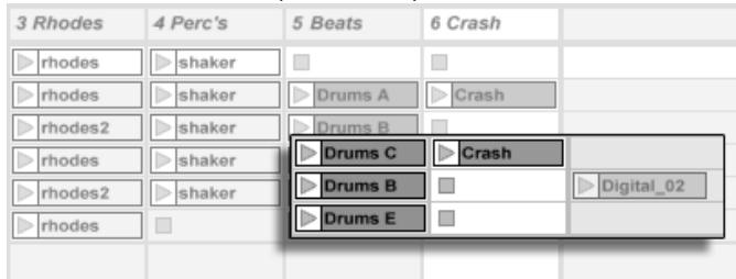 M-AUDIO ABLETON LIVE 5 - Ajout de clips depuis le navigateur - 1