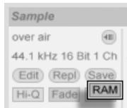 M-AUDIO ABLETON LIVE 5 - Mode Clip RAM - 1