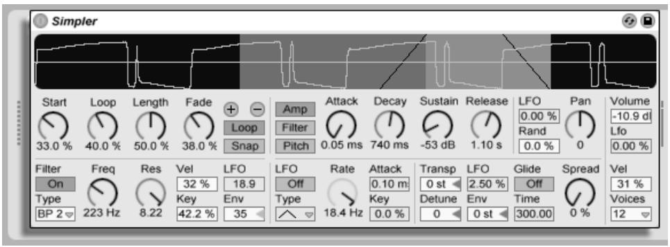 M-AUDIO ABLETON LIVE 5 - Simpler - 1
