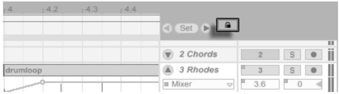 M-AUDIO ABLETON LIVE 5 - Verrouiller les enveloppes - 1