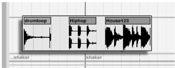 M-AUDIO ABLETON LIVE 5 - Consolidation de clips - 1