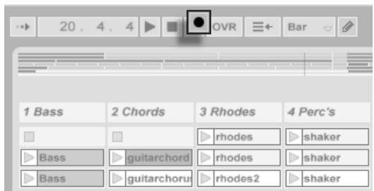 M-AUDIO ABLETON LIVE 5 - Enregistrement de sessions dans l'arrangement - 1