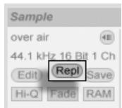 M-AUDIO ABLETON LIVE 5 - Remplacement de I'echantillon du clip - 1