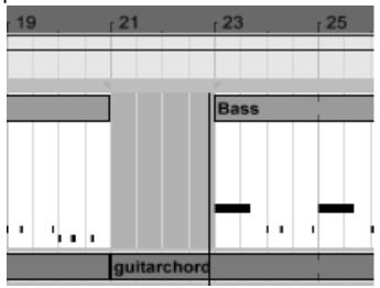M-AUDIO ABLETON LIVE 5 - Emploi des commandes ...Zone temporelle - 1