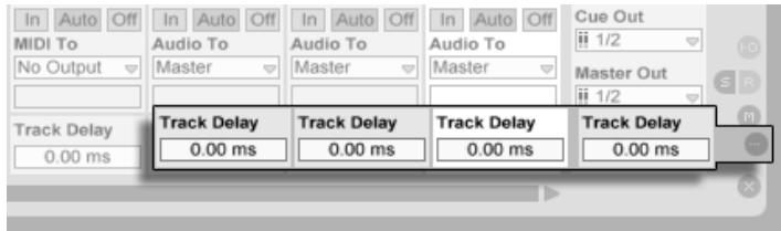 M-AUDIO ABLETON LIVE 5 - Retards de piste - 1