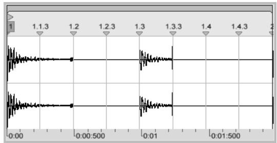 M-AUDIO ABLETON LIVE 5 - Coupure ou atténuation de notes dans un échantillon - 2