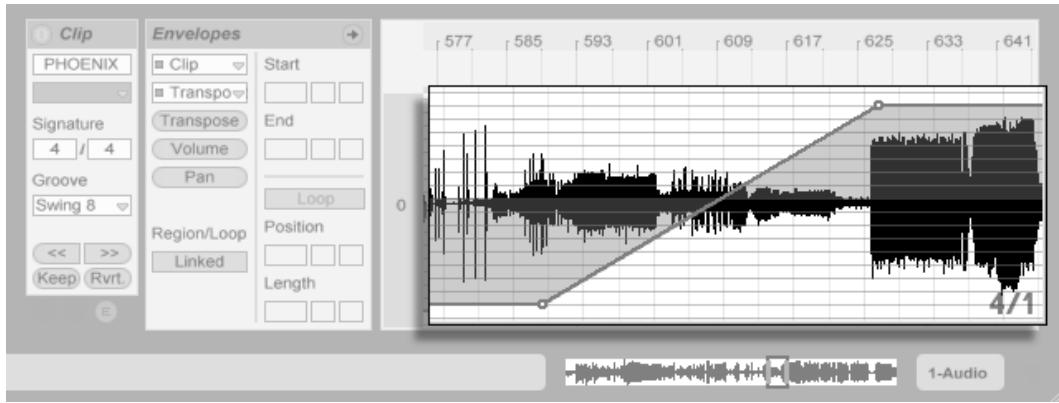 M-AUDIO ABLETON LIVE 5 - Enveloppes de clip - 1