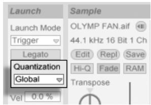 M-AUDIO ABLETON LIVE 5 - Quantification au niveau du clip - 1