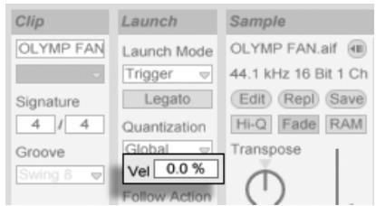 M-AUDIO ABLETON LIVE 5 - Dynamique ou "velocité" - 1