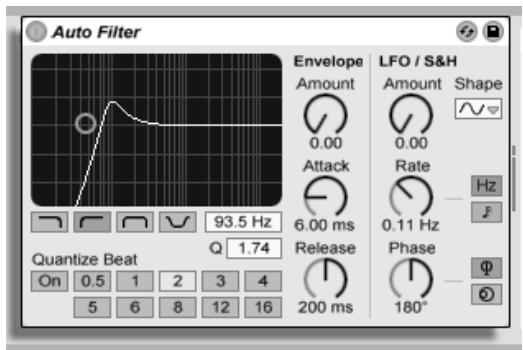 M-AUDIO ABLETON LIVE 5 - Auto Filter - 1