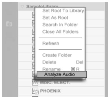 M-AUDIO ABLETON LIVE 5 - Pré-analyse de fichier - 1