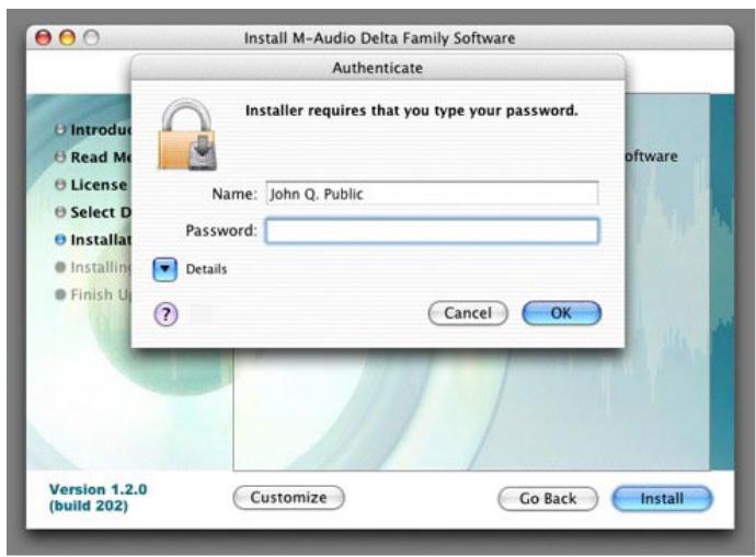 M-AUDIO AUDIOPHILE 192 - Mac OS X Version 10.2.x (Jaguar) - 14