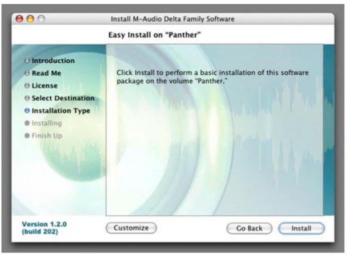 M-AUDIO AUDIOPHILE 192 - Mac OS X versione 10.1.3.x (Panther) - 5