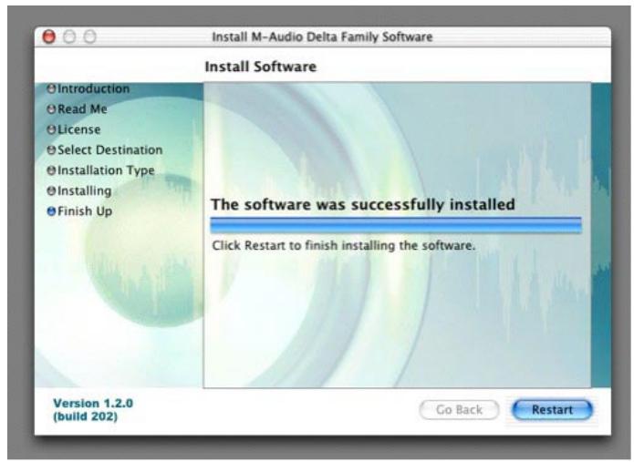 M-AUDIO AUDIOPHILE 192 - Mac OS X version 10.3.x (Panther) - 8