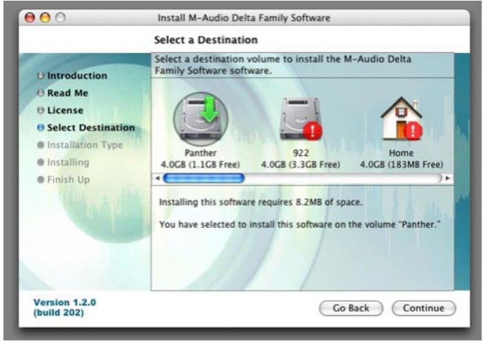 M-AUDIO AUDIOPHILE 192 - Mac OS X version 10.2.x (Jaguar) - 12