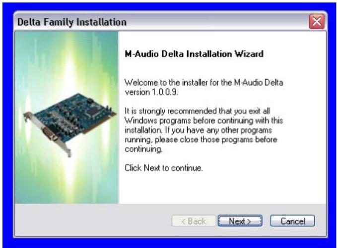 M-AUDIO AUDIOPHILE 192 - Windows XP/2000 - 1