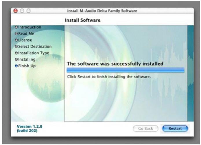M-AUDIO AUDIOPHILE 192 - Mac OS X version 10.2.x (Jaguar) - 16