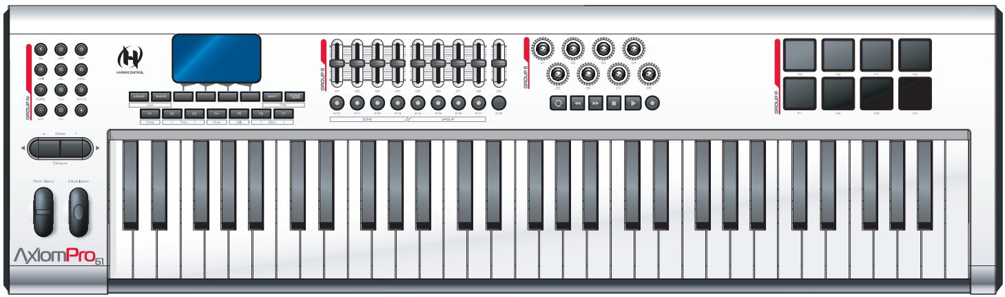 M-AUDIO AXIOM PRO 25 - Mode Hôte : - 2