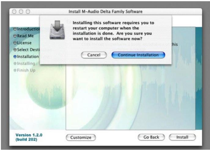 M-AUDIO DELTA AUDIOPHILE 192 - Mac OS X version 10.2.x (Jaguar) - 7