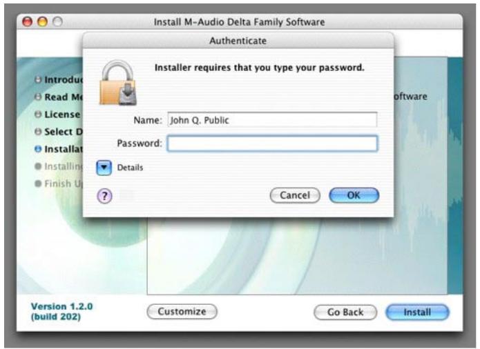 M-AUDIO DELTA AUDIOPHILE 192 - Mac OS X version 10.2.x (Jaguar) - 14