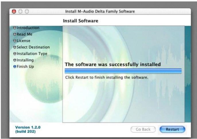 M-AUDIO DELTA AUDIOPHILE 192 - Mac OS X version 10.2.x (Jaguar) - 8