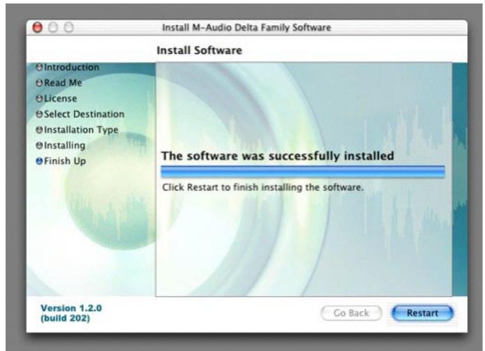 M-AUDIO DELTA AUDIOPHILE 192 - Mac OS X version 10.2.x (Jaguar) - 16