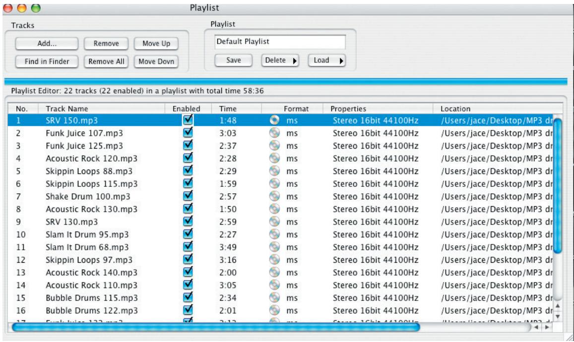 M-AUDIO JAMLAB - Chargement de morceaux. MP3 - 5
