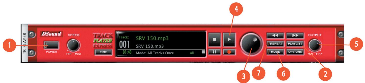 M-AUDIO JAMLAB - Utilisation du track player - 3
