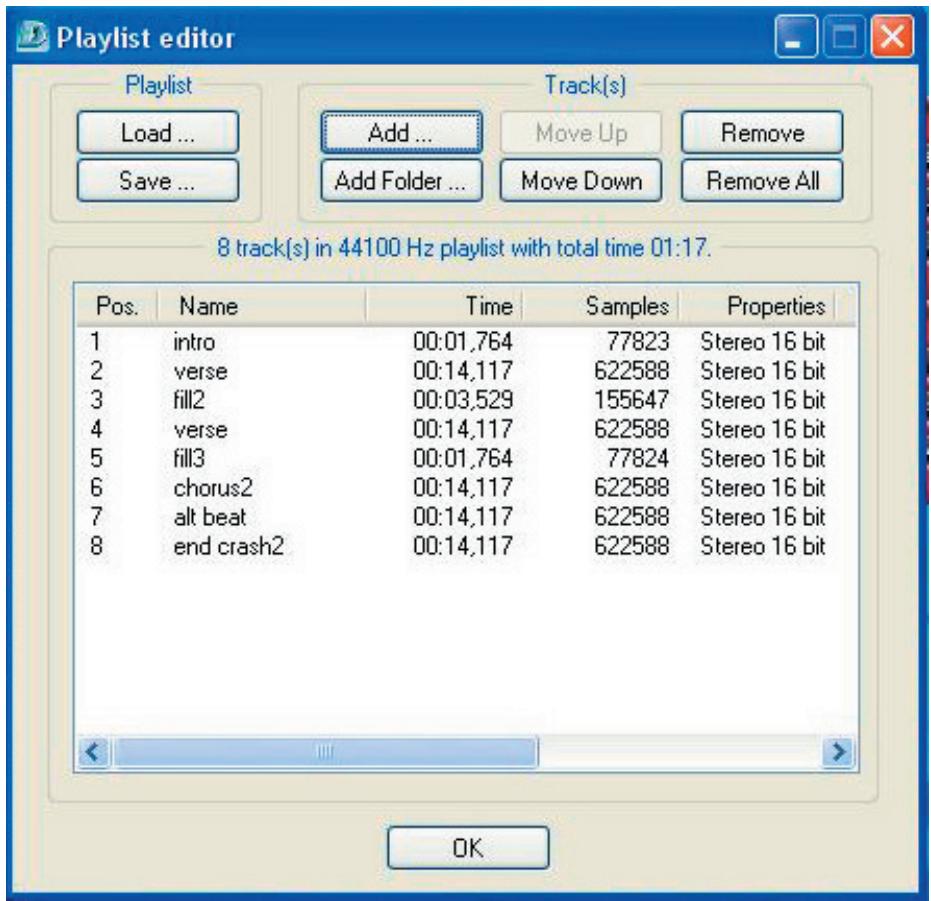 M-AUDIO JAMLAB - Utilisation du track player - 7