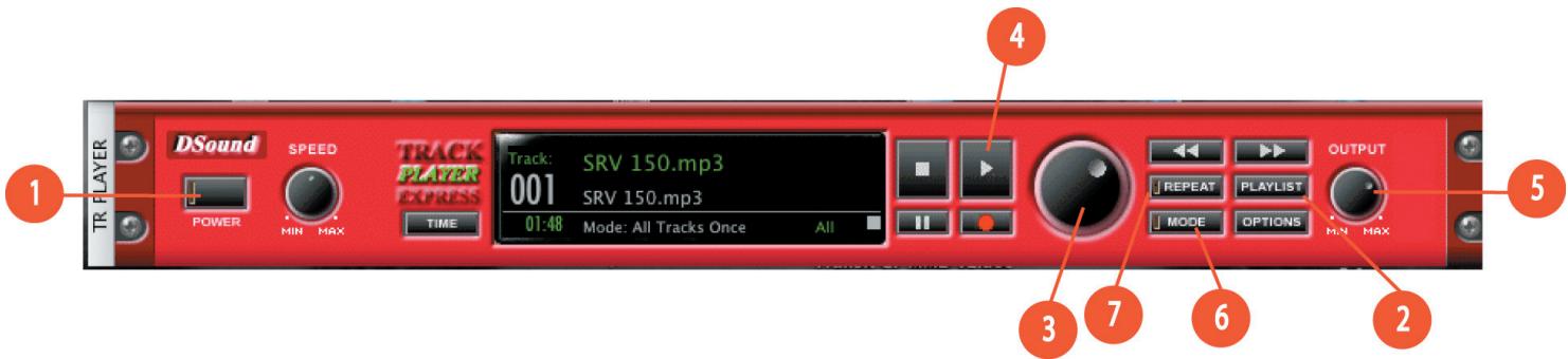 M-AUDIO JAMLAB - Utilisation du track player - 1