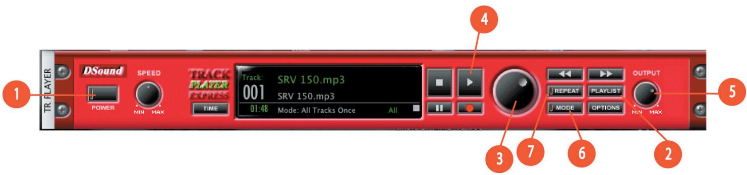 M-AUDIO JAMLAB - Utilisation du track player - 9